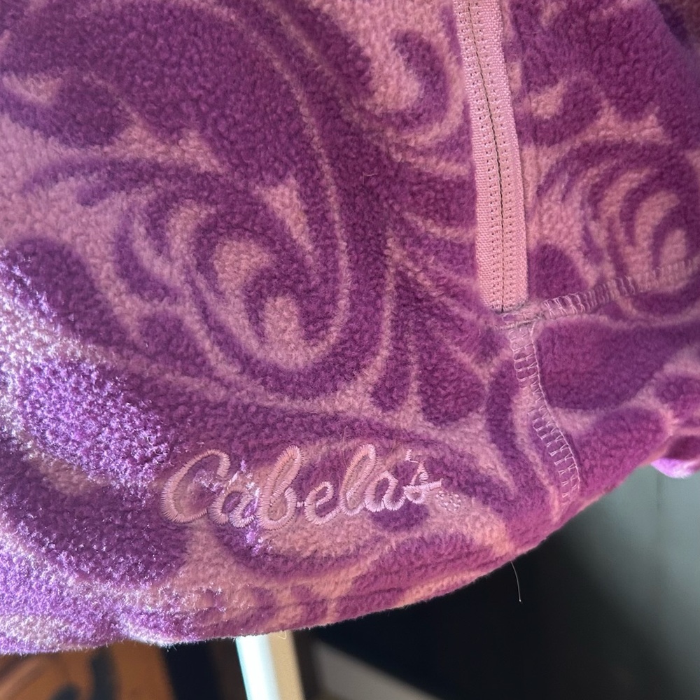 Cabela's Purple Patterned Teddy Jacket - image 5